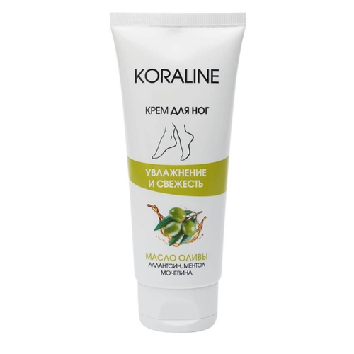 КОРАЛИНА Крем д/ног 100мл Увлажнение и Свежесть (6274)