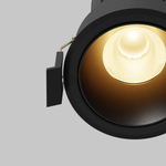 Встраиваемый светодиодный светильник Maytoni Dip DL115-10W-2.7K-B