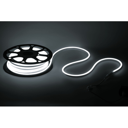 Светодиодная неоновая лента ЭРА N2835-120-IP67-220V-20m-6500 холодный белый