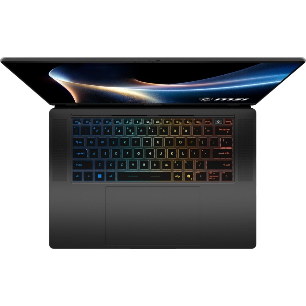 Ноутбук MSI Stealth 16 AI+ B3WI-012RU Core Ultra 9 386H 32Gb SSD1Tb NVIDIA GeForce RTX5080 16Gb 16" OLED QHD+ (2560x1600) Windows 11 Home black WiFi BT Cam (9S7-263111-012)