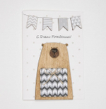 Открытка 3D, С Днем Рождения! (мишка с подарком)