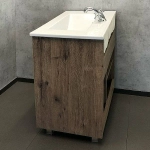 Тумба с раковиной Comforty Марио 00-00004157 75 дуб темный
