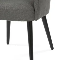 Стул Onsen 2, темно-серый, черные ножки