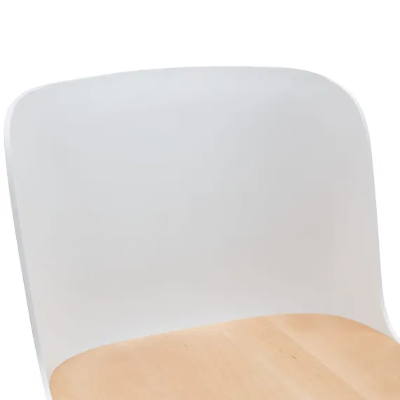 Стул Bjorg с белой спинкой