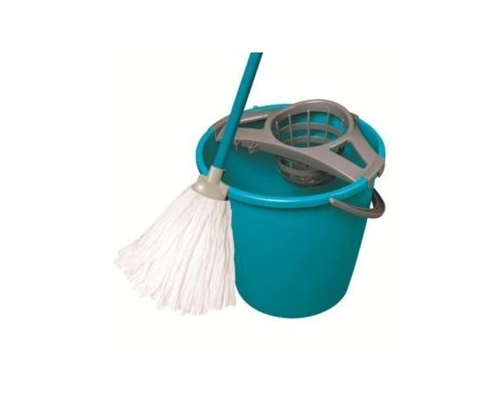 Швабра и ведро для пола с отжимом, York в ассортименте