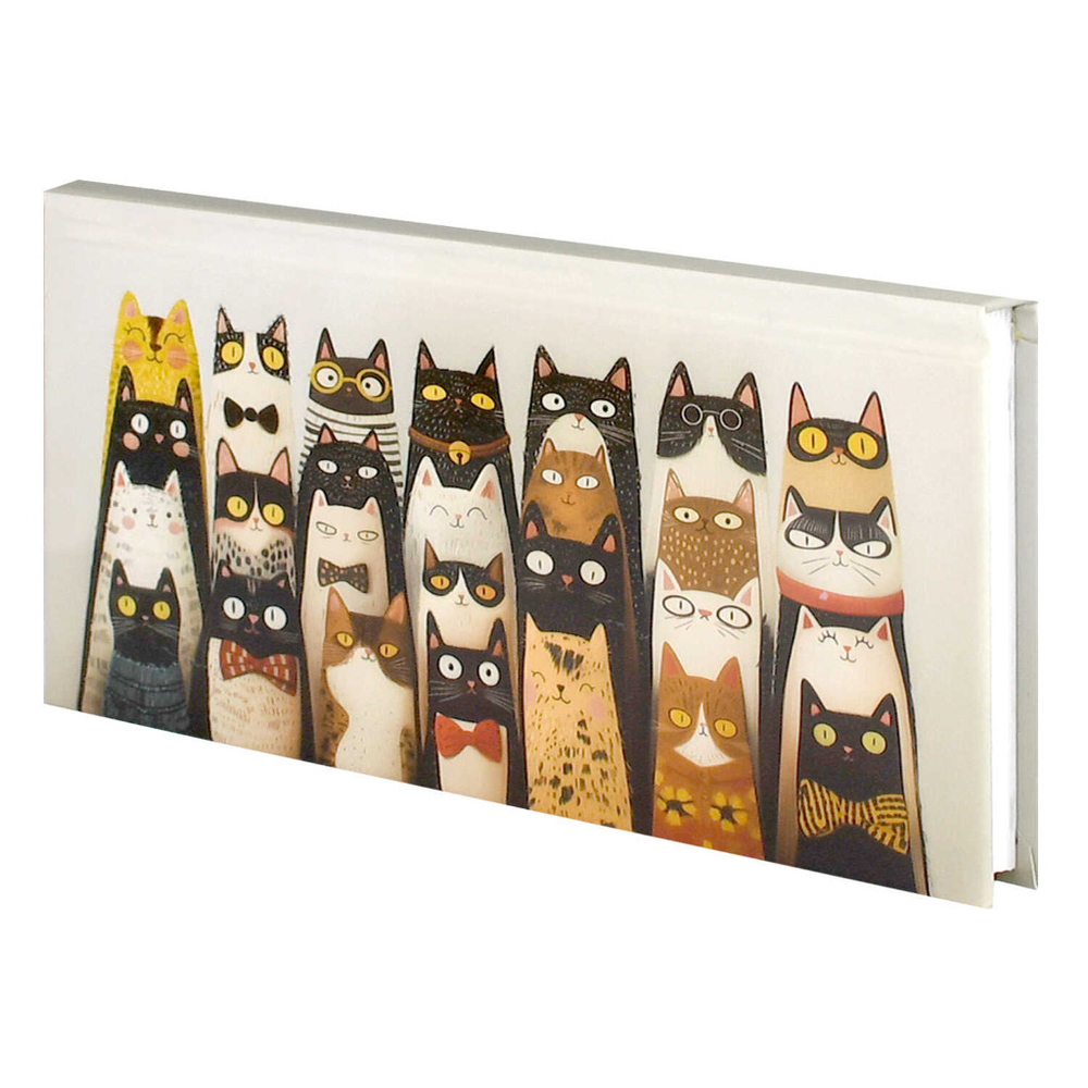 Еженедельник недатированный 171*93 мм ЭСКАЛАДА Веселые коты (71568)