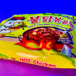 Лапша б/п со вкусом курицы и соуса чаджан (острая) Hot chicken flavor ramen Jjajang 140г