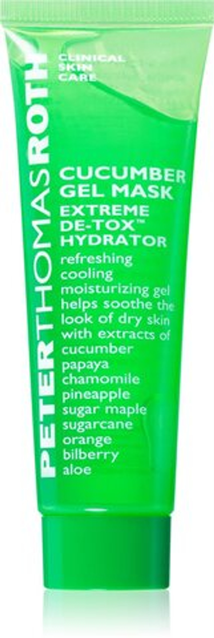 Peter Thomas Roth Cucumber De-Tox Gel Mask - увлажняющая гелевая маска для лица и области вокруг глаз /   30  ml  / GTIN 670367010662
