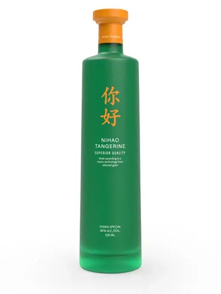 Водка особая НИХАО ТАНЖЕРИН 0,5 38% (ОПЗ Нива)