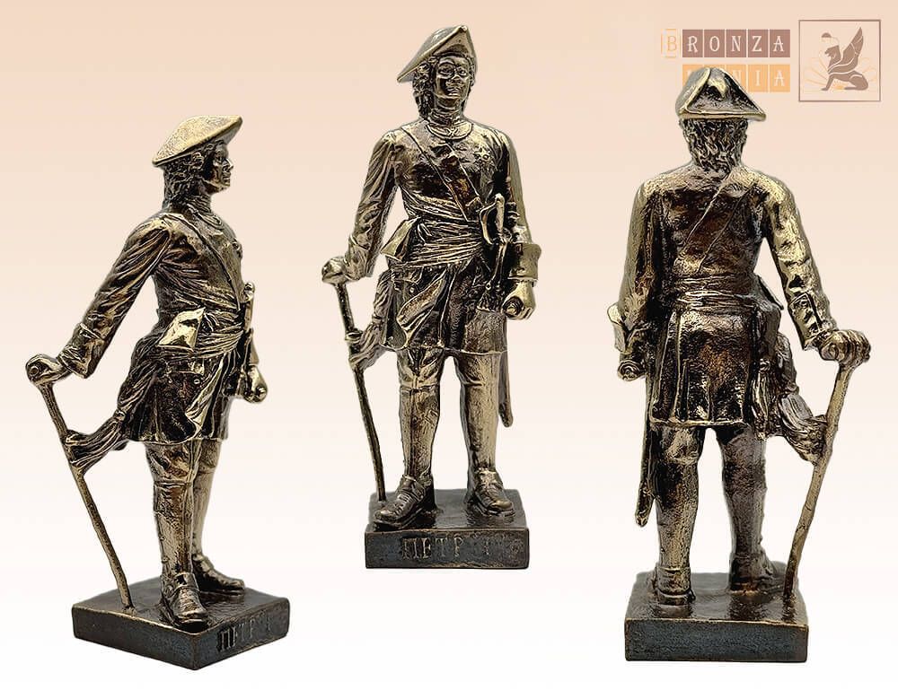 фигурка Петр 1 - высота 10 см.