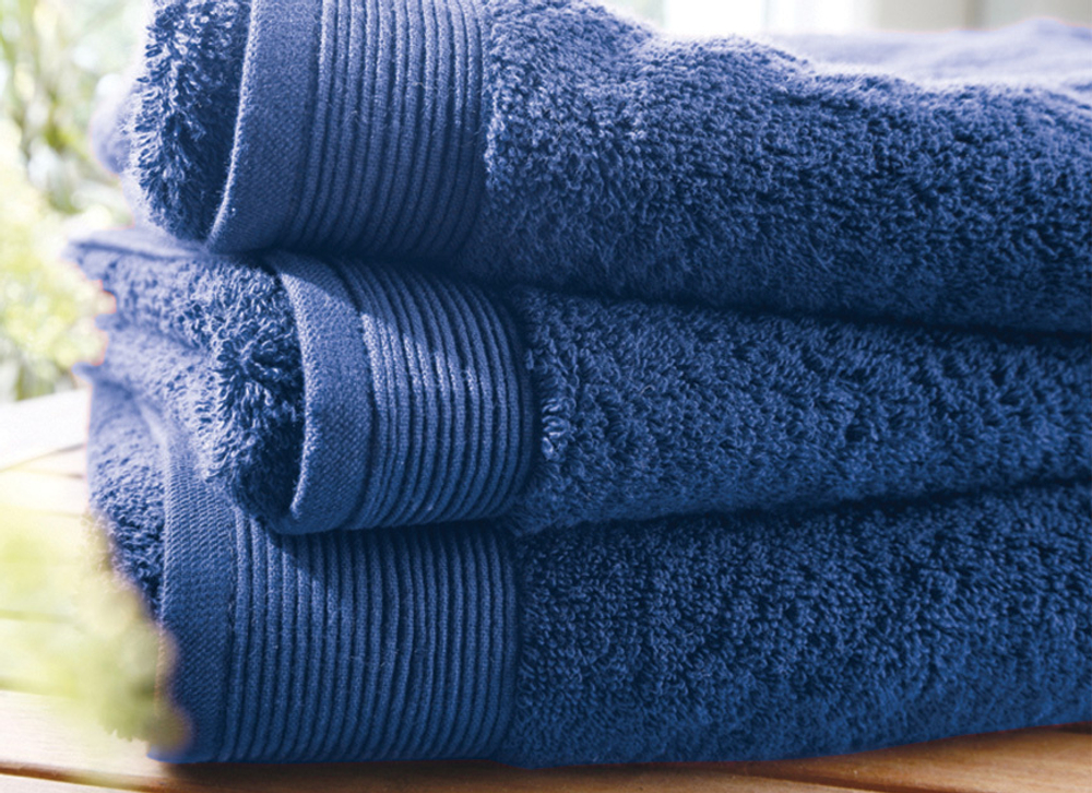 Полотенце UNI BLEU ROYAL Blanc des Vosges 70x140 Синий