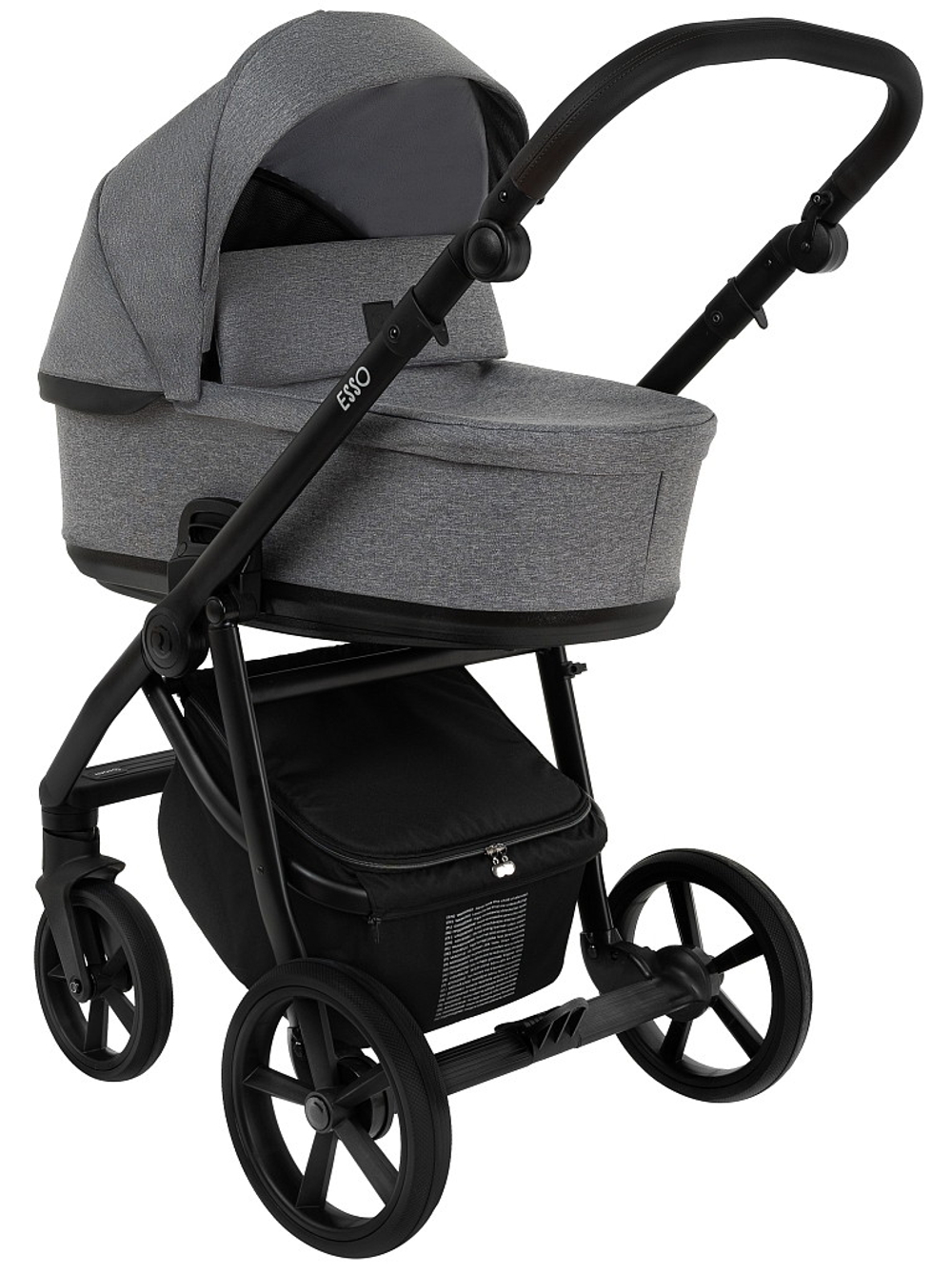 Детская коляска Roan Esso 2 в 1 ESS114/1 Grey/Black