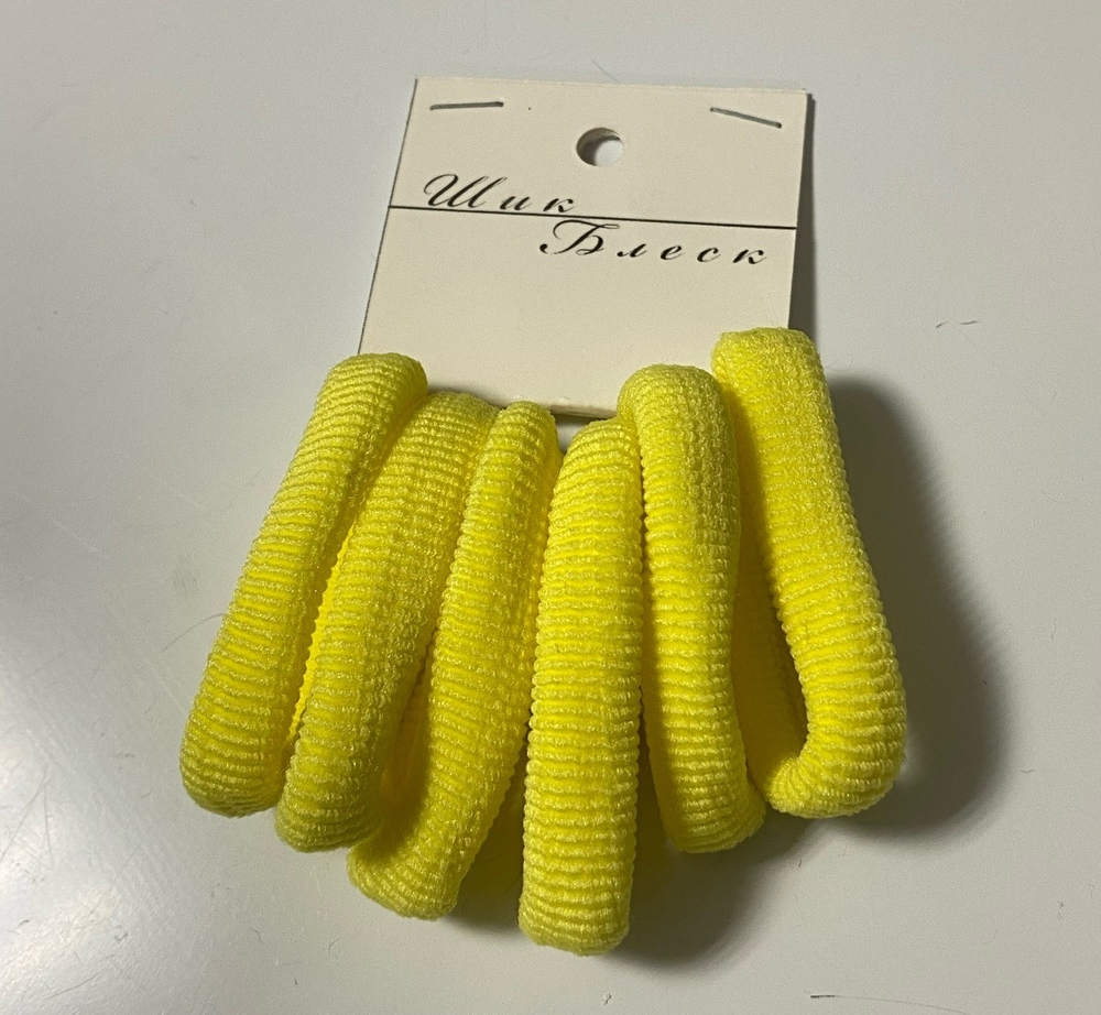 Резинки для волос "Грёзы", 4 см, набор 6 штук, цвета МИКС