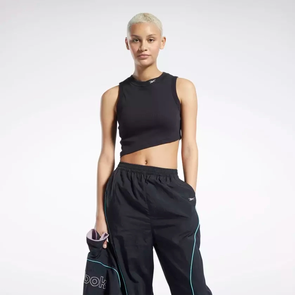 Футболка женская Reebok CLASSIC Cropped Ribbed Tank Top