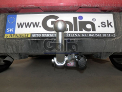Фаркоп оцинкованный Galia R080A для Renault Clio хетчбек 2005-2012, 2012-(паспорт и сертификат в комплекте)(без электрики)