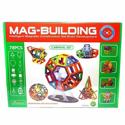 Магнитный конструктор Mag-Building 78 деталей