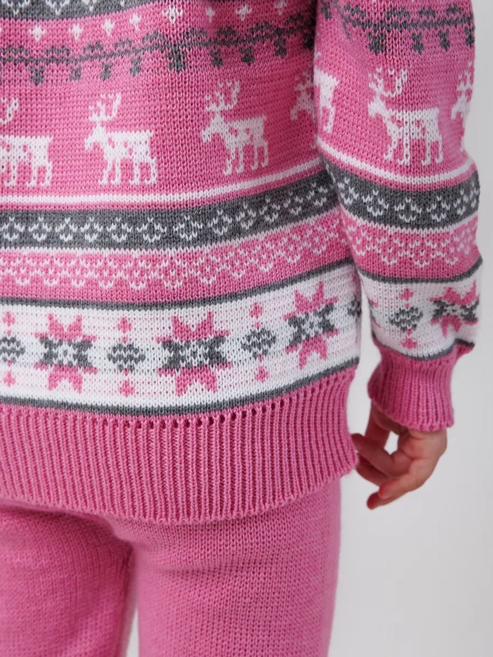 Кофта вязаная на молнии