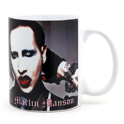 Кружка Marilyn Manson рука за головой (603)