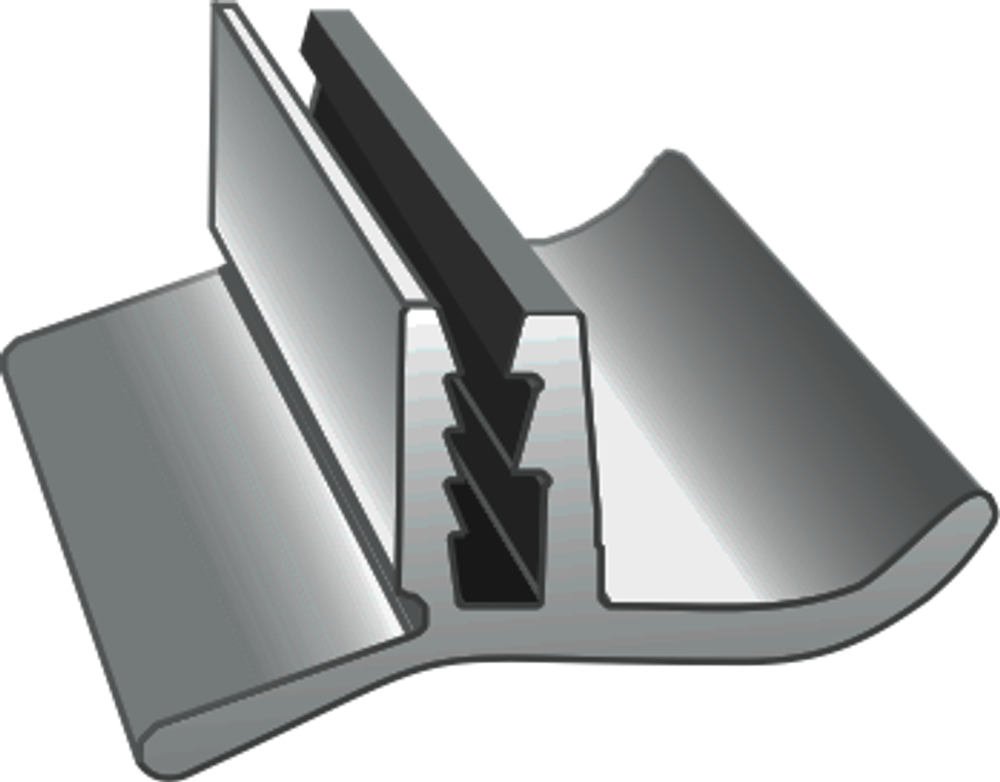 Вставка ПРЕМИУМ черная ТL 5, 150 м.