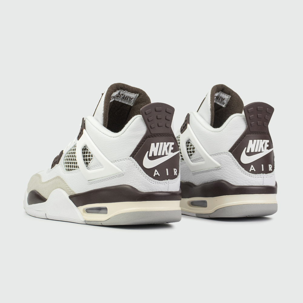 Кроссовки Nike Air Jordan 4 Wmns x A Ma Maniere Qual. White / Brown