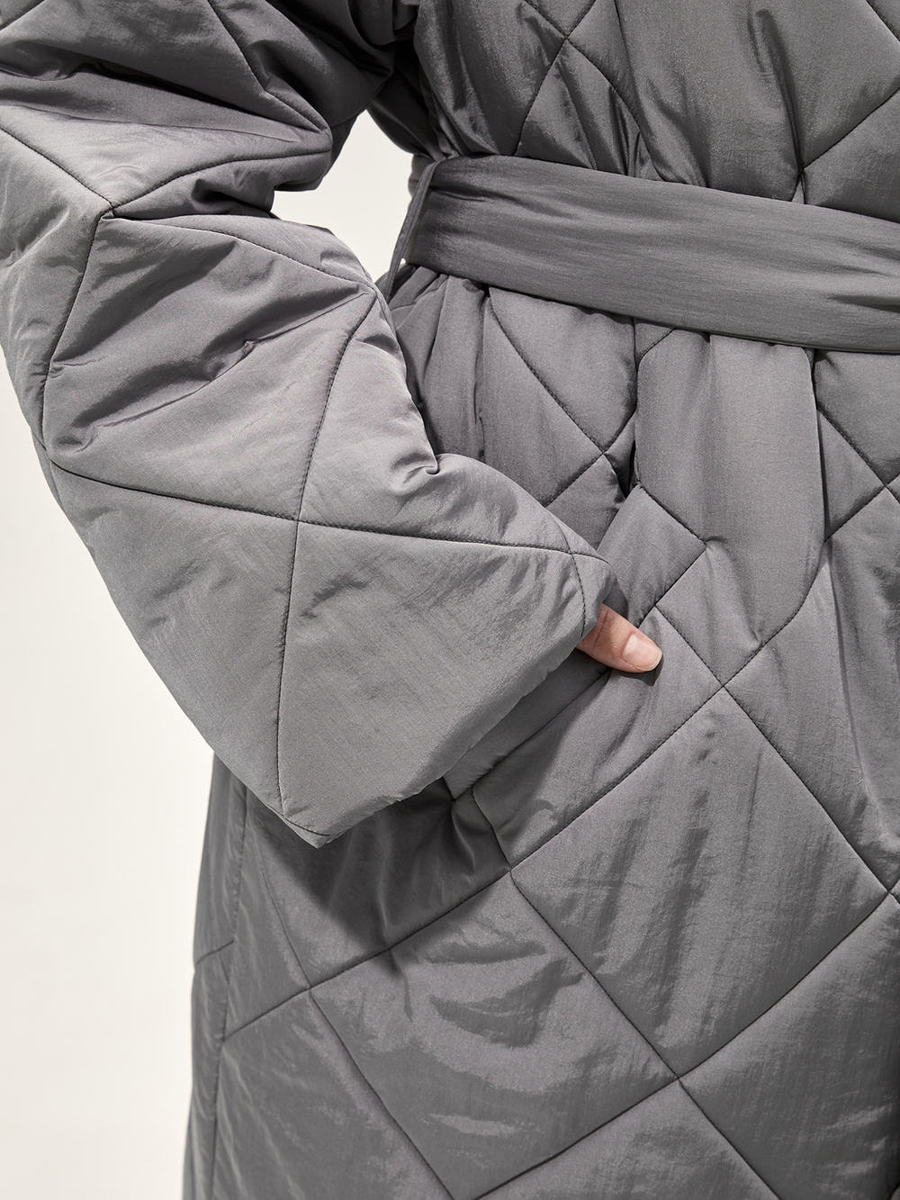 Пальто-одеяло "Кутанка". Серое