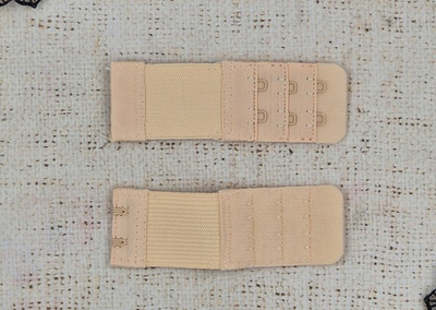 Застежка-удлинитель для бюстгалтера, р. 9,5*3см/8мм, бежевый