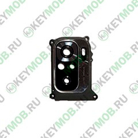 Стекло камеры в рамке для телефона Xiaomi Redmi Note 10S, Синий