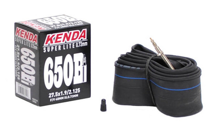 Камера 27,5" спорт 48мм 1,90-2,125 (50/57-584) облегч SUPERLITE толщ стенки 0,73мм KENDA