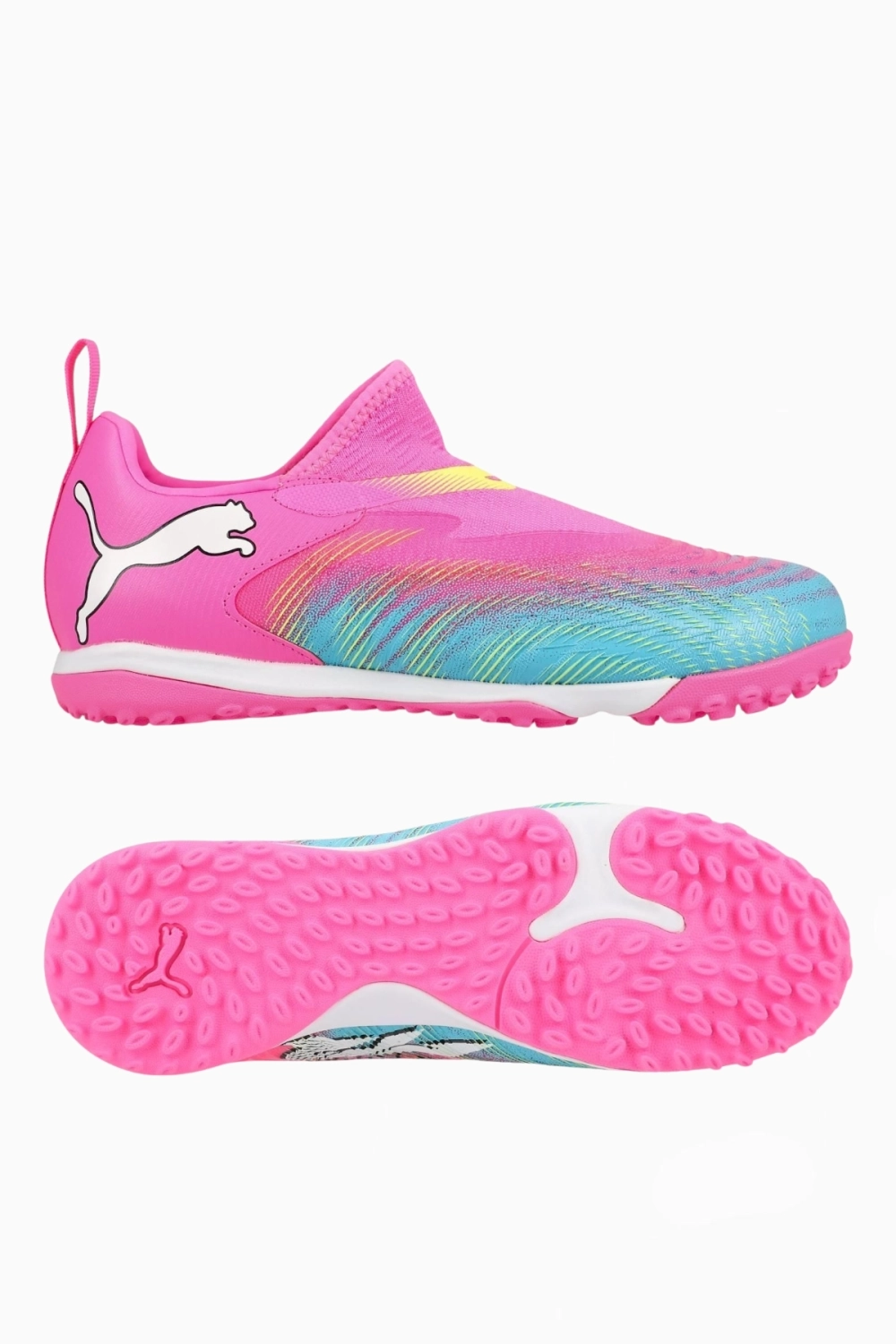 Сороконожки Puma Future 9 Match LL TF Junior - розовый