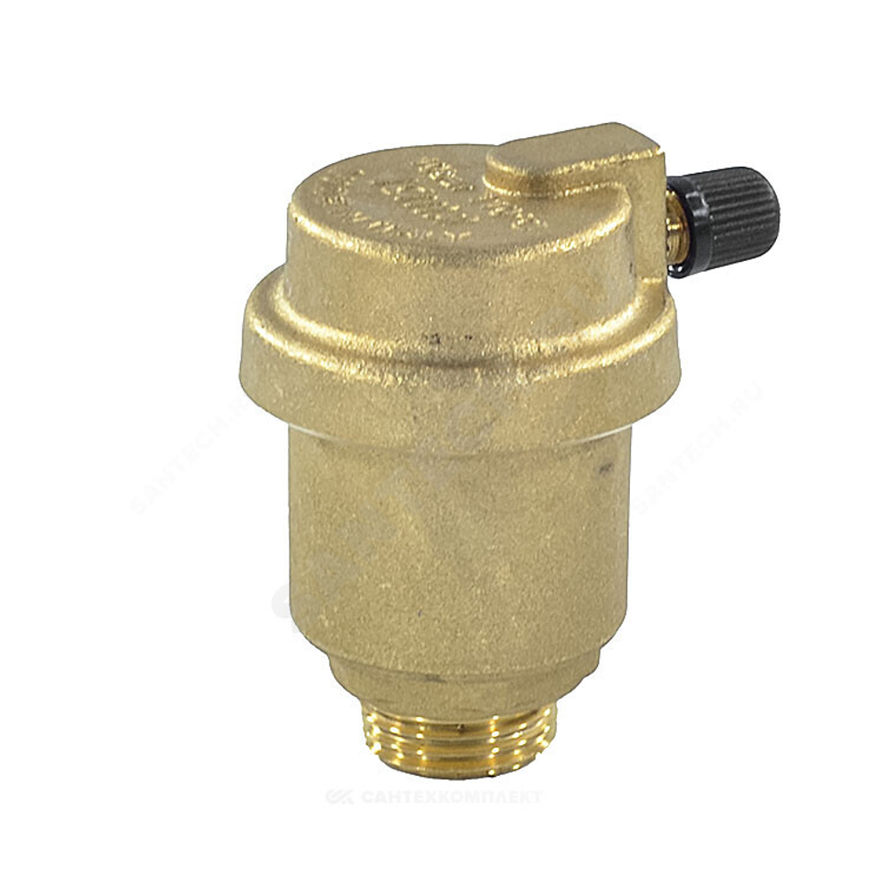Воздухоотводчик автоматический латунь 719 Ду 15 Ру10 G1/2" НР прямой Icma 82719AD05