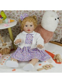 Кукла Реборн мягконабивная LifeReborn 60см (LR-019)