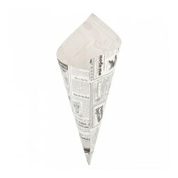 Кулек бумажный " " 400 г, белый, жиростойкий пергамент, 250 шт/уп, Garcia de Pou