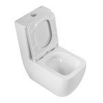 Унитаз-компакт безободковый BelBagno Luce BB2197CP-TOR/SC с крышкой-сиденьем микролифт, белый