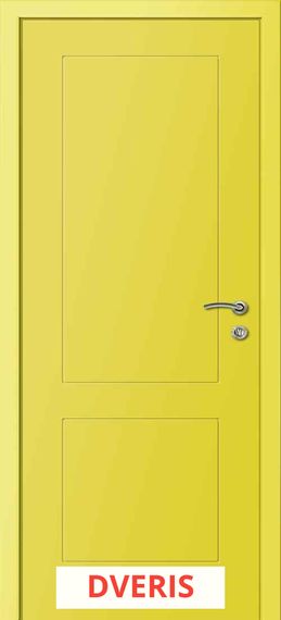 Межкомнатная дверь Ф2К multicolor (RAL 1018 Желтый)