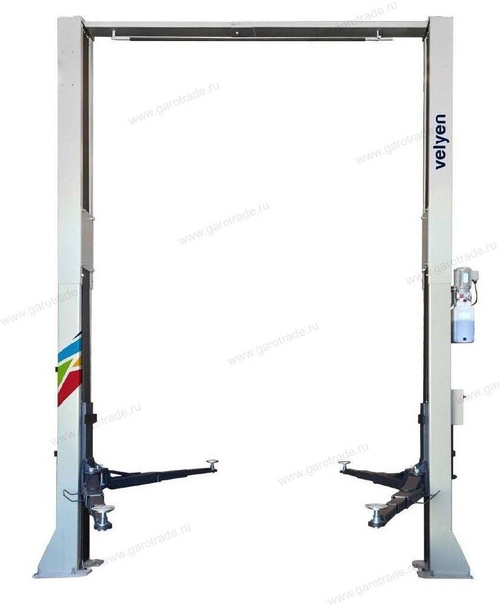 Подъемник двухстоечный электрогидравлический Velyen г/п 7 тонн 4EC1500