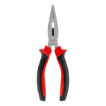 Длинногубцы прямые, 160 мм, хром-ванадий, двухкомпонентные рукоятки Matrix