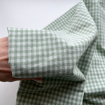 Вареный хлопок 250см. Зеленая клетка (0,5*0,5см)