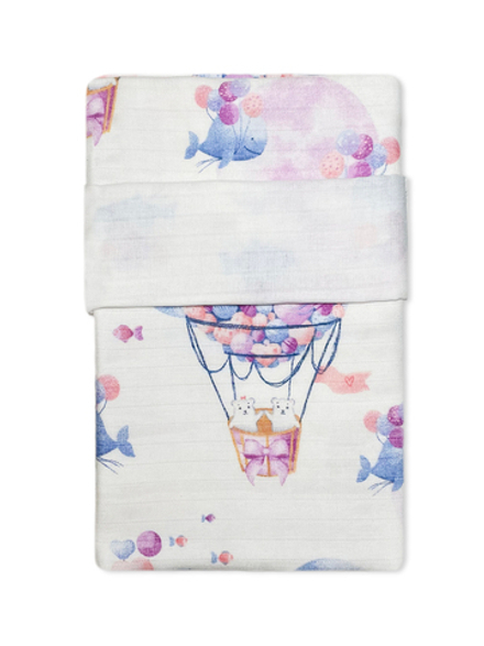 Плед (чехол на одеяло) муслиновый 4-х слойный Китята 110*140 RinaAmari