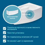Акриловая ванна Santek Майорка XL 160х95 правая асимметричная белая 1WH111990