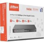 Коммутатор Dahua DH-CS4226-24ET-240 (L2) 24x100Мбит/с 2x1Гбит/с 2xКомбо(1000BASE-T/SFP) 240W управляемый