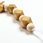 4155494 Держатель для пустышки "Квадратик", цвет золотой