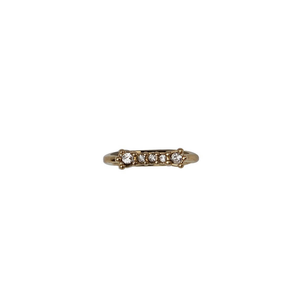"Эми" кольцо в золотом покрытии из коллекции "Э" от Jenavi