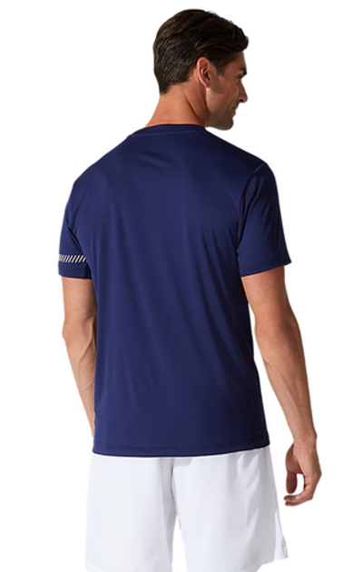 Мужская теннисная футболка Asics Court M SS Tee - peacoat