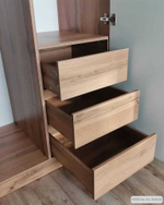 Шкафы в детскую с зонированием