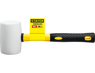 STAYER 900 г, белая, резиновая киянка, Professional (20533-900)
