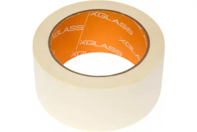 Лента клейкая (скотч) малярная 50ммх50м X-Glass 0505 (коробка 36 шт )(ИксГласс)