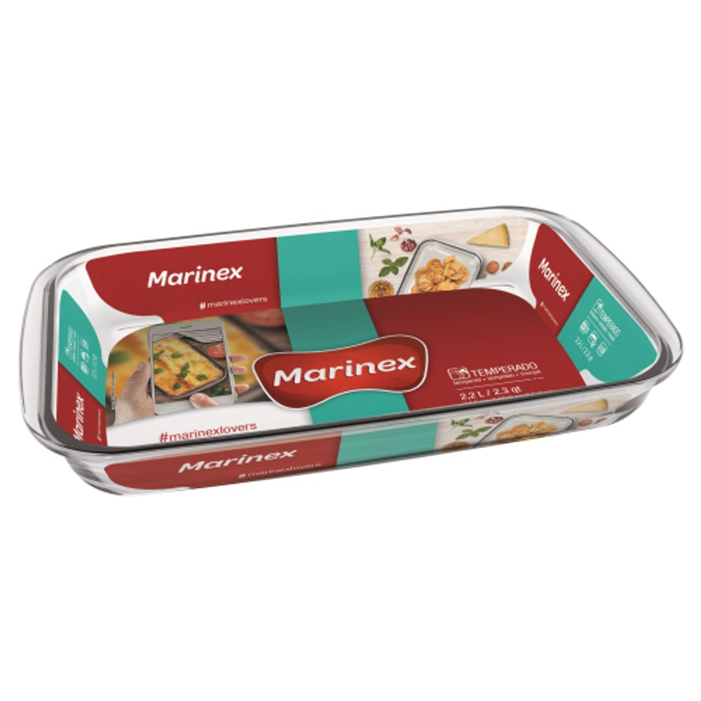 Marinex Прямоугольная стекл.форма д/запекания 2,2 л (35х21х5 см) | Marinex
