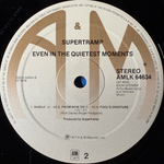 Supertramp ‎– Even In The Quietest Moments (Голландия 1977г.)