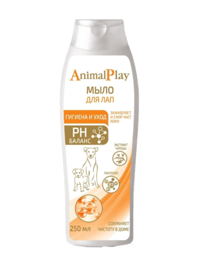 Animal Play Мыло жидкое для лап собак, 250мл.