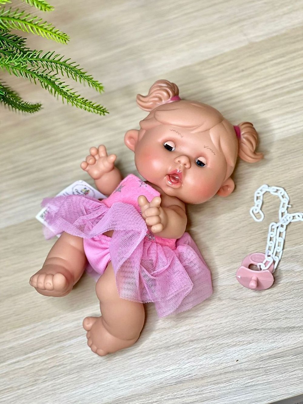 Пупс Nines 26см PEPOTE с закрывающими глазками (N814F)